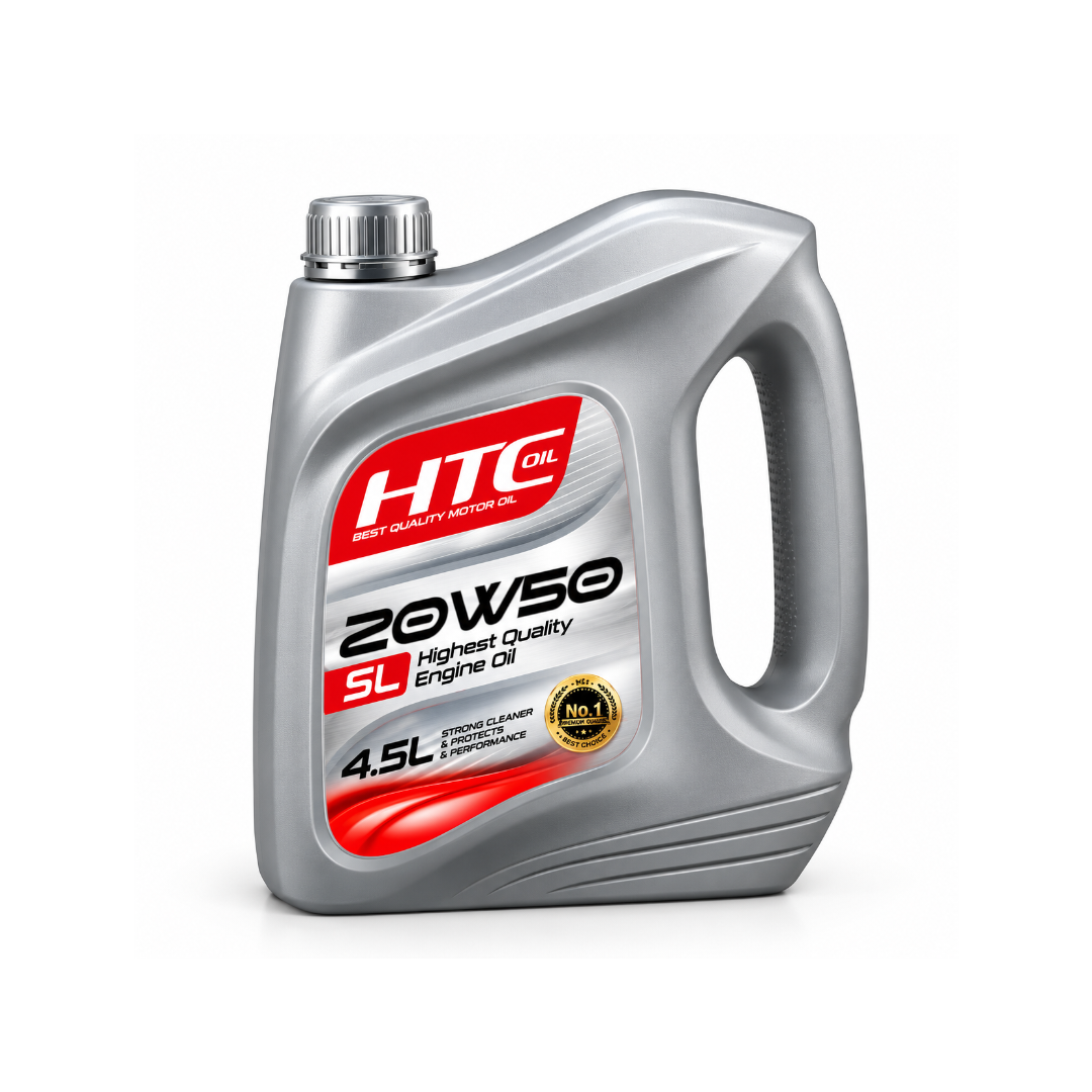 روغن موتور اچ تی سی اویل (HTC OIL) مدل 20W50 SL حجم 4.5 لیتر