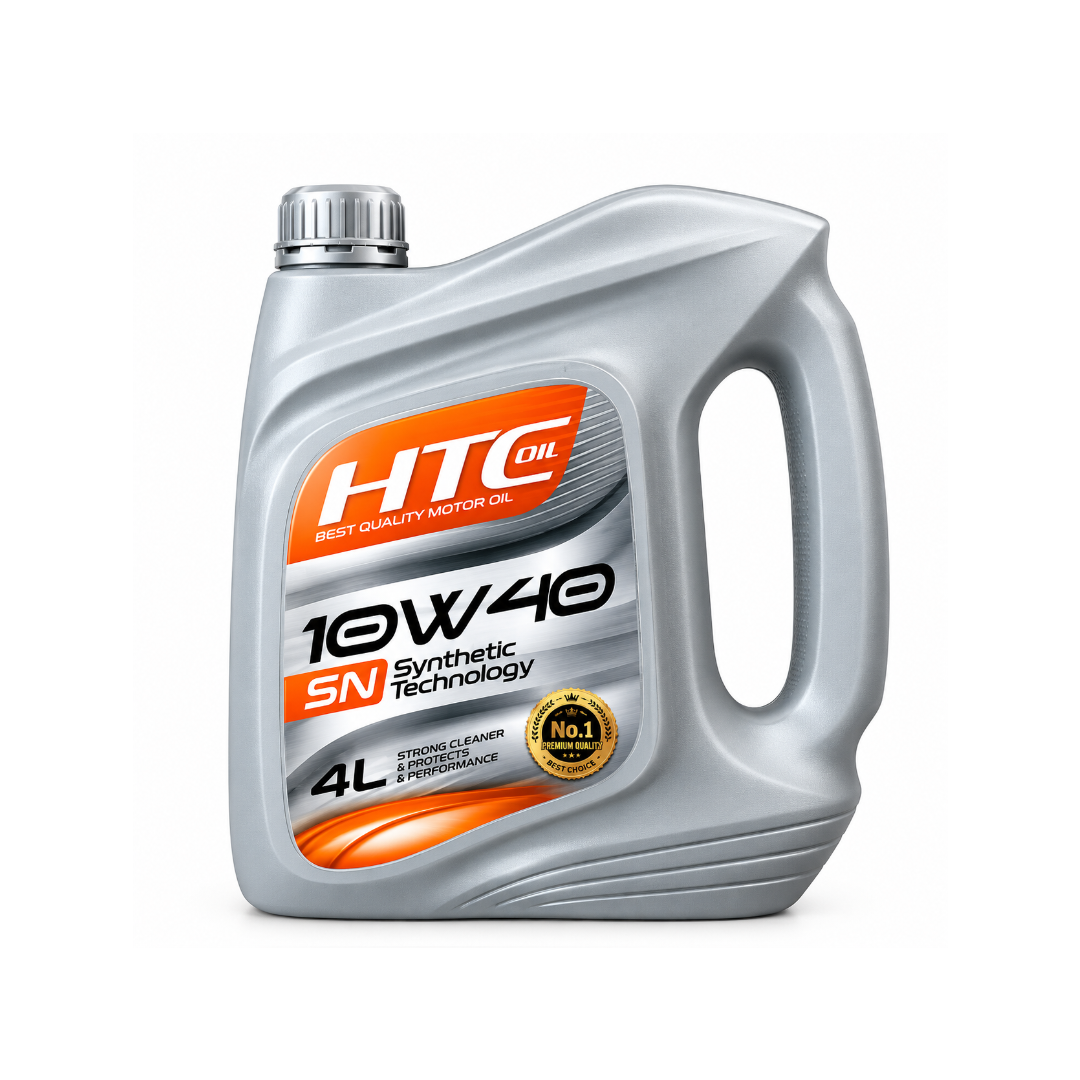 روغن موتور اچ تی سی اویل (HTC OIL) مدل 10W40 SN حجم 4 لیتر