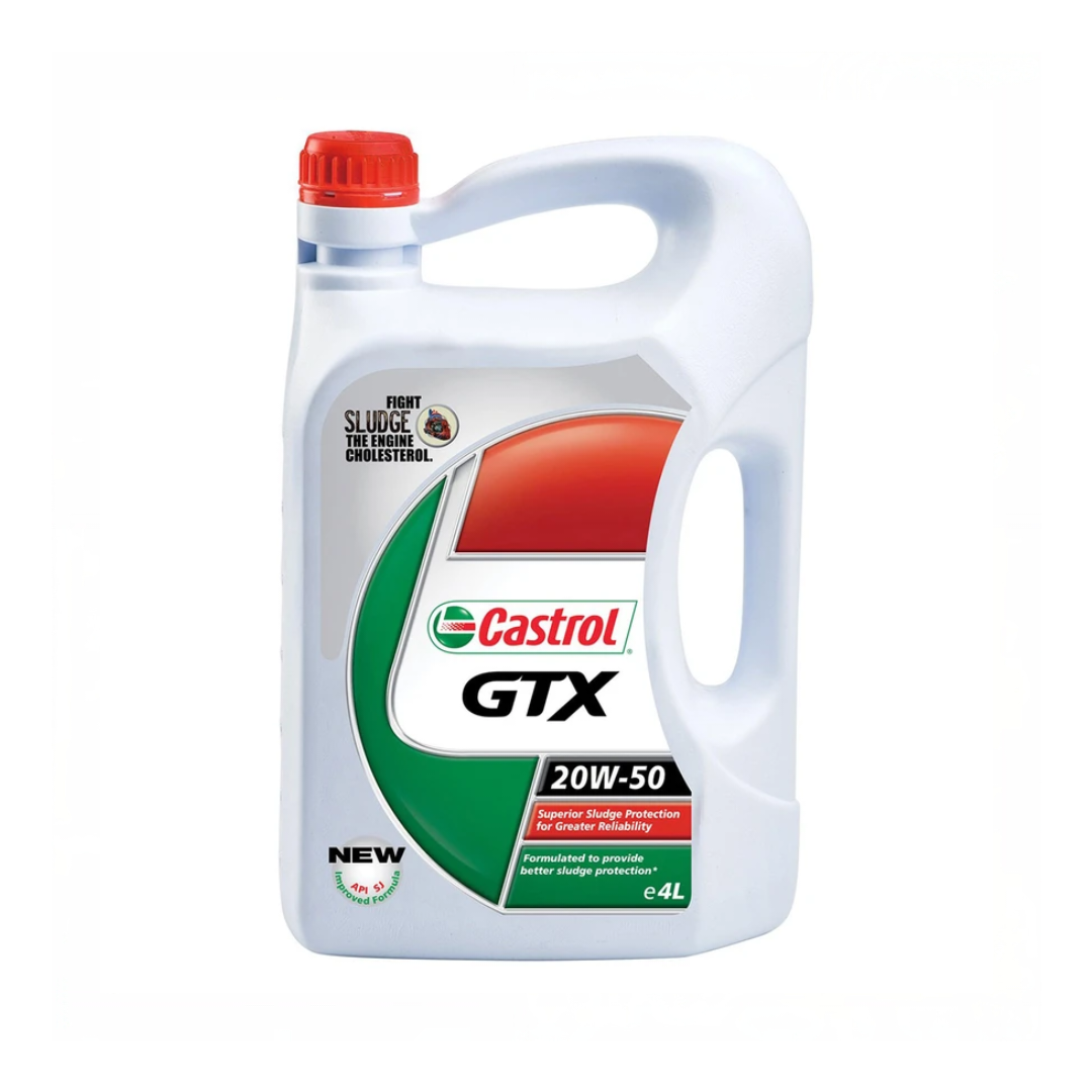 روغن موتور کاسترول مدل جی تی ایکس GTX 20W50 SL حجم 4 لیتر — فروشگاه قطعات خودرو