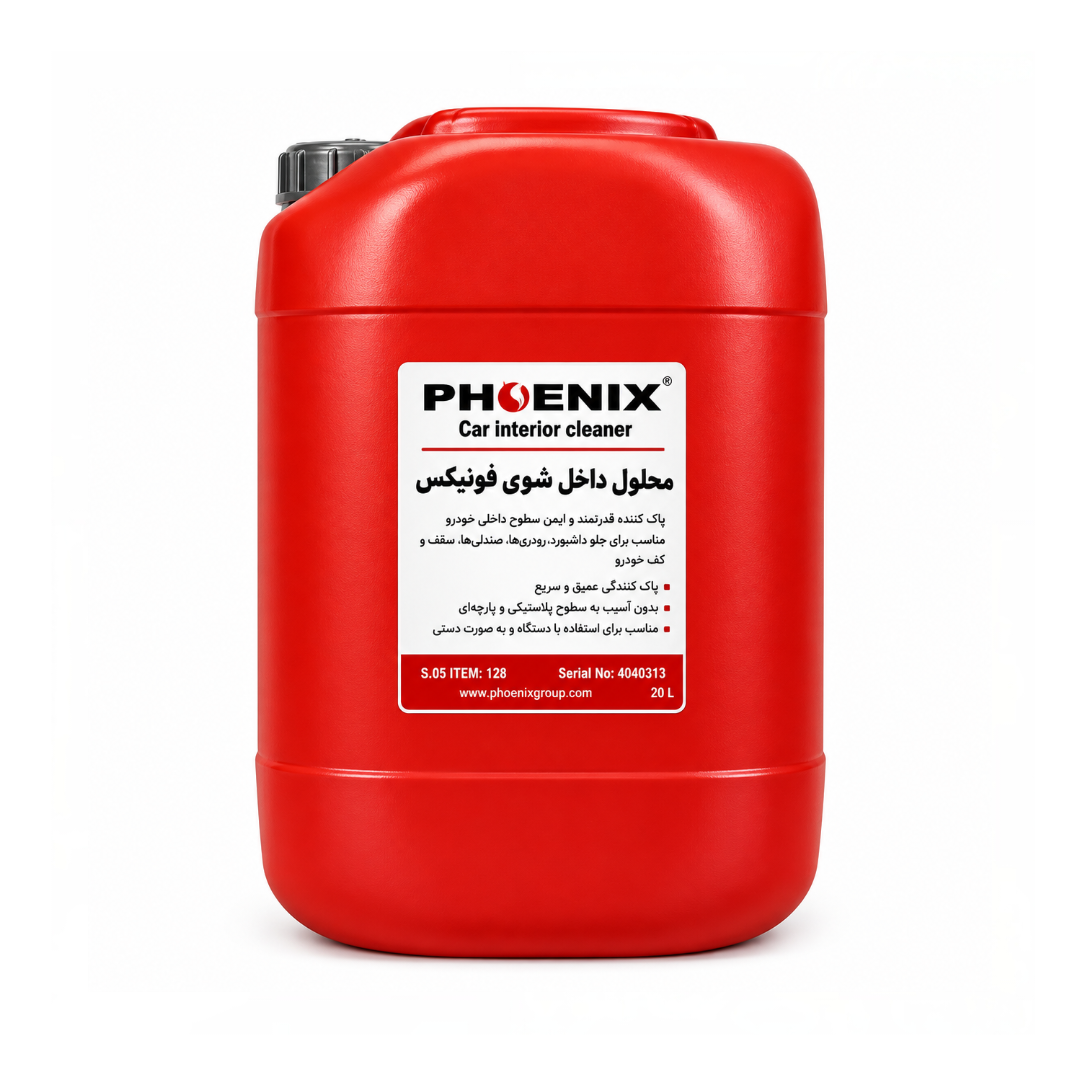 محلول داخل شوی خودرو فونیکس حجم 20 لیتر