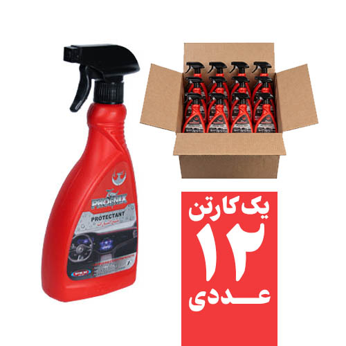 اسپری تریگر براق کننده و محافظت کننده داشبورد فونیکس مدل اکو، حجم 600 میلی لیتر (باکس 12 عددی)