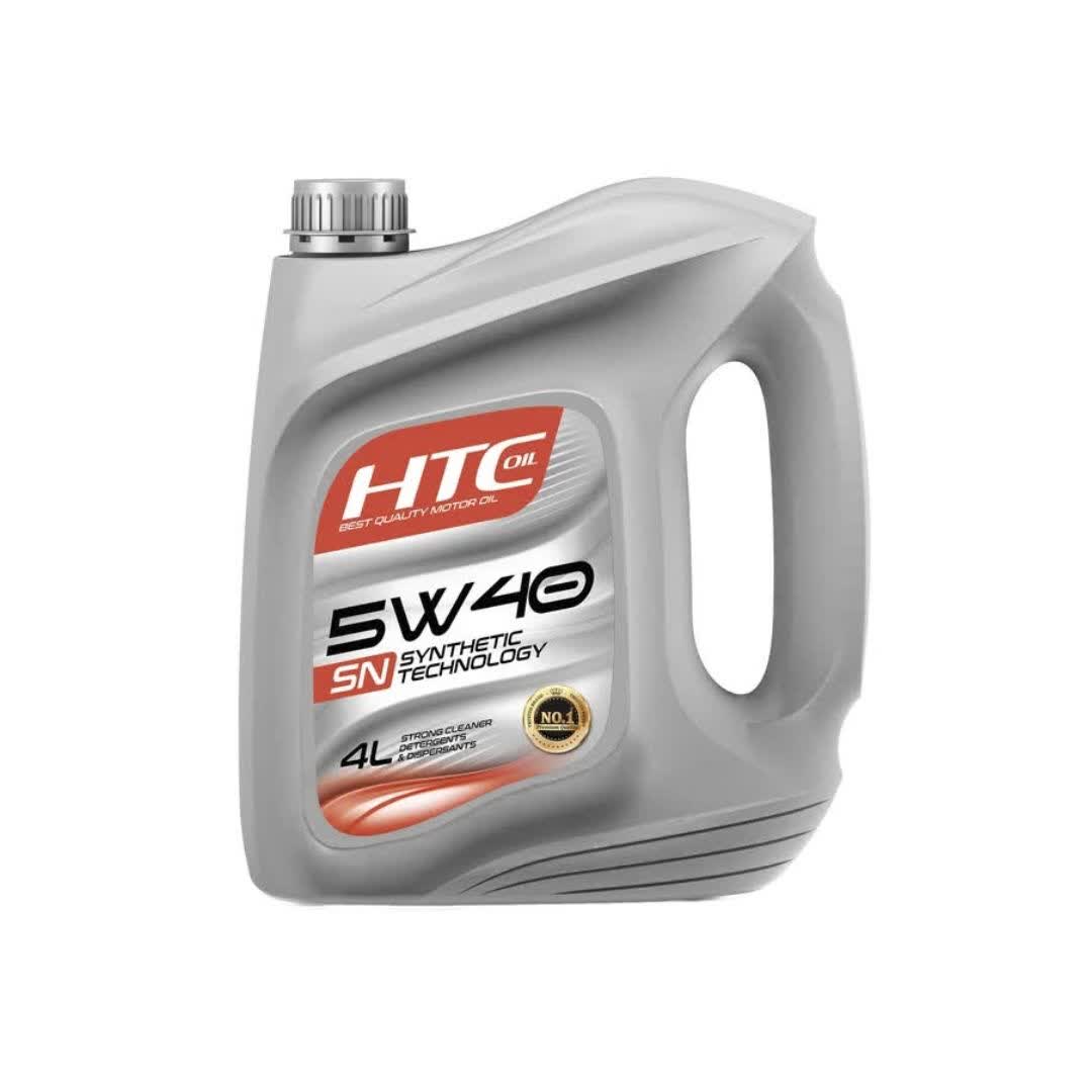 روغن موتور اچ تی سی اویل (HTC OIL) مدل 5W40 SN حجم 5 لیتر
