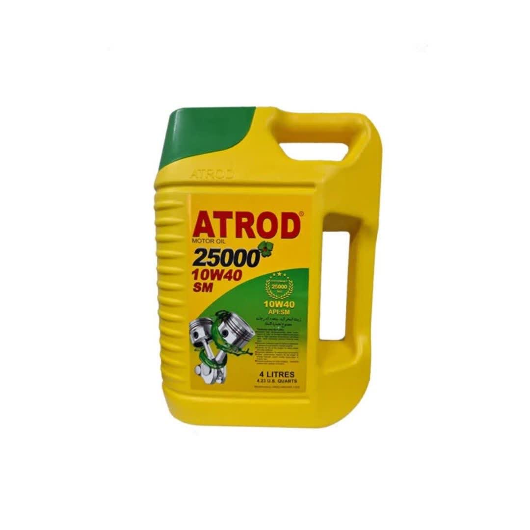 روغن موتور آترود مدل 10W40 SM 25000 حجم 4 لیتر